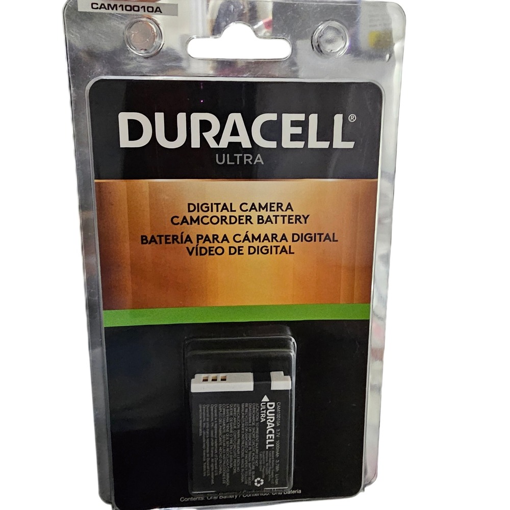 Duracell Ultra Digital Camera Camcorder Battery 3.7V 1000mAh NEW